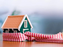 სახლი, ზამთარი